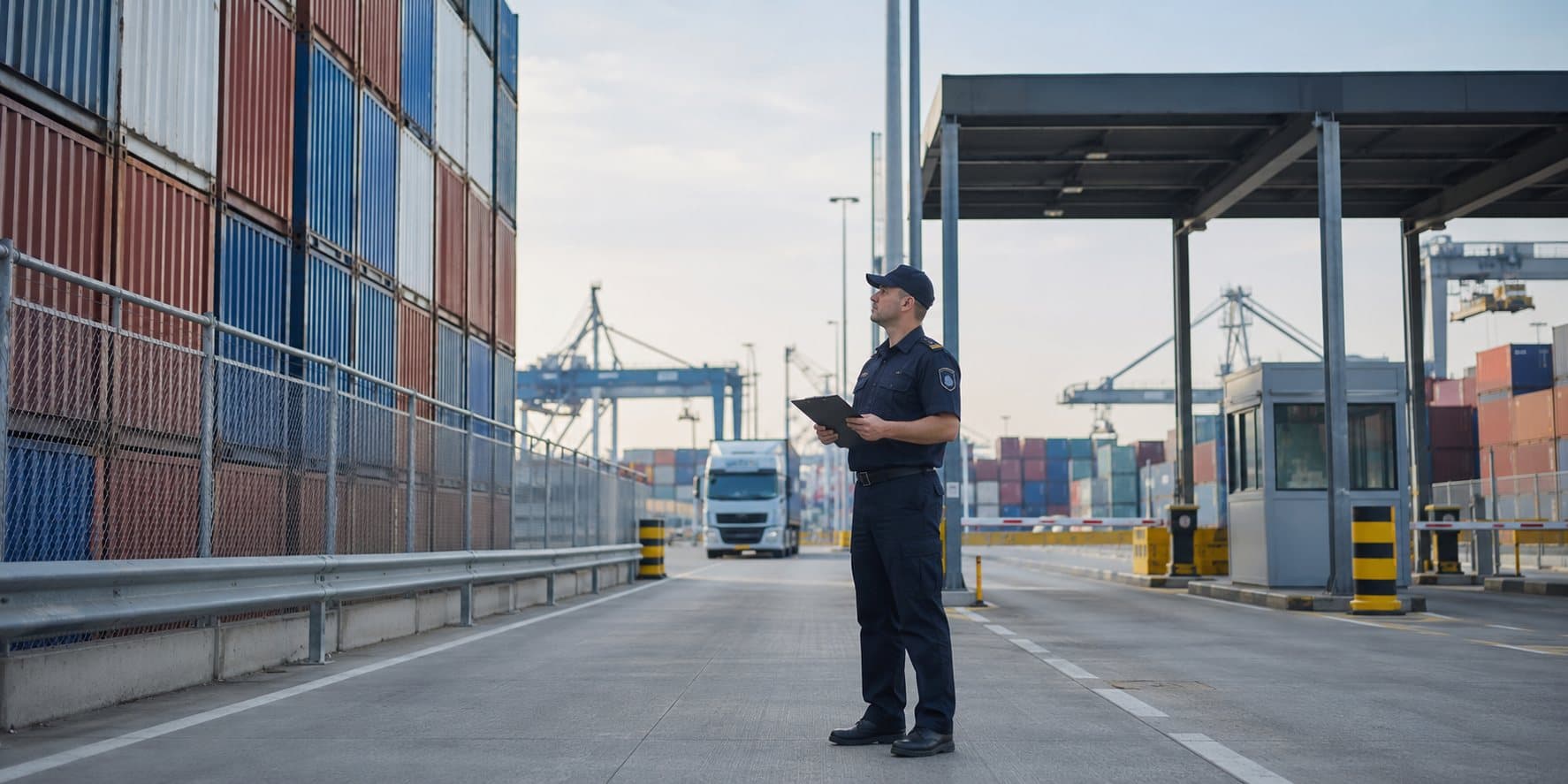 Operación de control aduanero en una terminal portuaria
