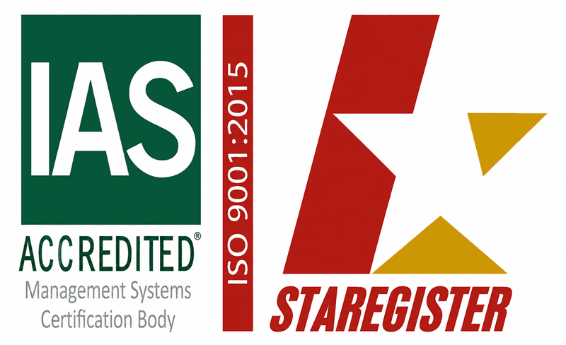 Certificación ISO 9001:2015, STAREGISTER, organismo de certificación acreditado por IAS